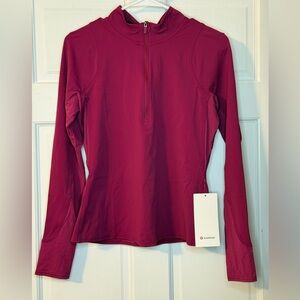 NWT lululemon athletica Nulux Long Sleeve Tennis Half Zip
